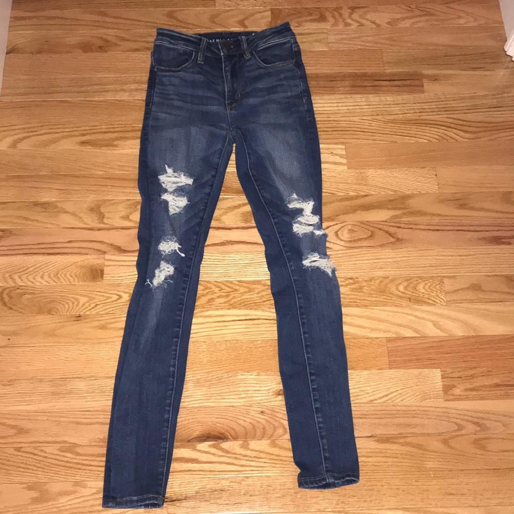American Eagle Ripped Jeggings